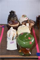 Lot #86 (+/-7) figural Cookie jars to include;