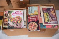 Lot #33 (2) Boxes full of cookbooks to include;