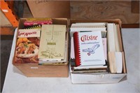 Lot #19 (2) Boxes full of cookbooks to include;