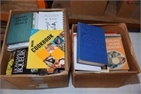 Lot #4 (2) Boxes full of cookbooks to include;