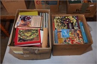 Lot #2 (2) Boxes full of cookbooks to include;