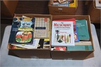 Lot #41 (2) Boxes full of cookbooks to include;