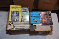 Lot #40 (2) Boxes full of cookbooks to include;