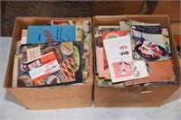 Lot #37 (2) Boxes full of cookbooks to include;