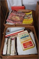 Lot #24 (2) Boxes full of cookbooks to include;