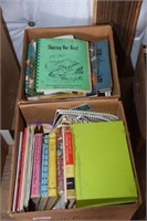Lot #25 (2) Boxes full of cookbooks to include;