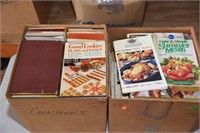 Lot #16 (2) Boxes full of cookbooks to include;