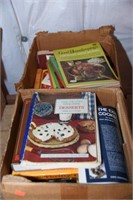 Lot #12 (2) Boxes full of cookbooks to include;