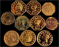 Coin 10 Replica California Gold Tokens