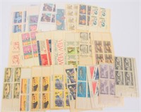 Stamps 25 10 Cent Plate Blocks Postage Unused