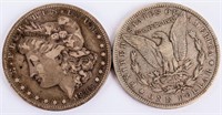 Coin 2  Morgan Silver Dollars 1885-S