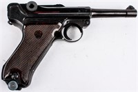 Gun Mauser S/42 Luger Semi Auto Pistol in 9mm