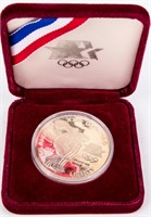 Coin 1983 Olympic USA Silver Dollar in Case