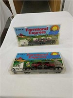 2 Ertl Farmland Express Toys New In The Box 1/64