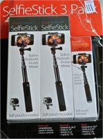 Selfiestick -3Pack