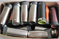 Lot of Stainless Steel Contigo Cups