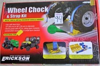 Erickson Wheel Chock & Strap Kit