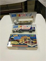 Nascar Haulers And Hot Wheels Set As Shown