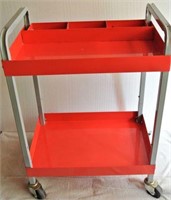 Two-Tier Metal Utility Cart