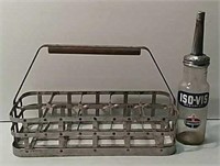 Oil Rack With One Standard Oil Bottle