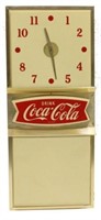 Drink Coca-Cola Fishtail Lighted Clock with Box