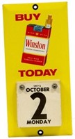 Tin Buy Winston Today  Advertising Calendar