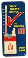 Tin L&M  Advertising Thermometer