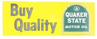 Embossed Tin Buy Quality Quaker State Sign