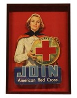 Join American Red Cross Framed Advertisement