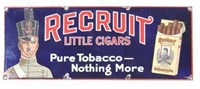 Porcelain Recruit Little Cigars Sign