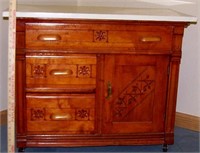 EAST LAKE CHERRY WOOD COMMODE WITH NOCE SPOON