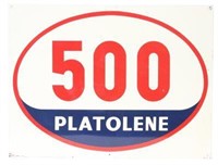 Tin 500 Platolene Sign