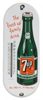 Porcelain 7-Up Thermometer
