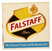 Tin Falstaff Beer Sign