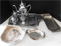 Silver Plated & Stainless Serving Items