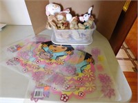 Misc. Lot-5 Ty Collectibles, 8 "Dora" Placemats
