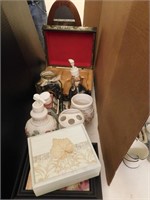 Lot-3 Jewelry Boxes(1 Music), & Misc. Items