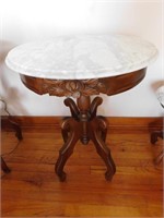 Large Ornate Marble Top Table(Catco Marble-Italy)