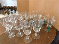 24 Pcs. Various Glassware