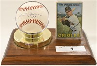 Luis Aparicio Autographed AL Baseball