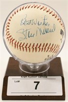 Stan Musial Autographed Markswort Baseball