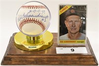 Red Schoendienst Autographed NL Baseball