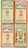 (4) The Sporting News Record Books 1934-35-36-39