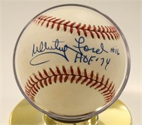 Whitey Ford Autographed AL Baseball