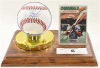 Lou Brock Autographed Rawlings Baseball