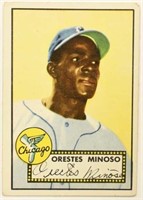 1952 Topps Orestes Minoso Rookie Card #195