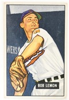 1951 Bowman Bob Lemon Baseball Card #53