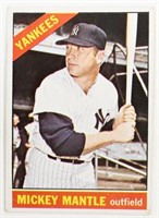 1966 Topps Mickey Mantle Baseball Card #50