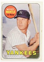 1969 Topps Mickey Mantle Baseball Card #500