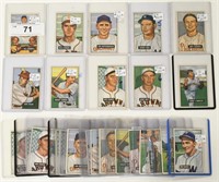 Lot Of 26 1951 Bowman Baseball Cards
